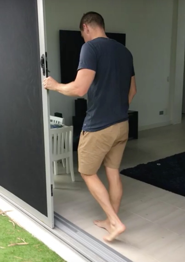 Sliding Door Repairs Gold Coast Mermaid Beach Client