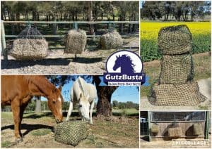 4. GutzBusta Hay Nets Sizes Large Medium and Small