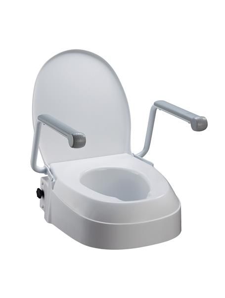 homecraft raised toilet seat with armrests