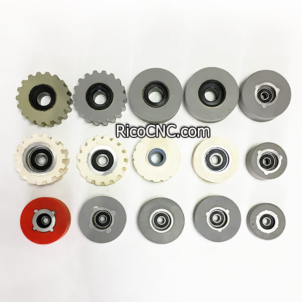 Edgebander pressure wheels