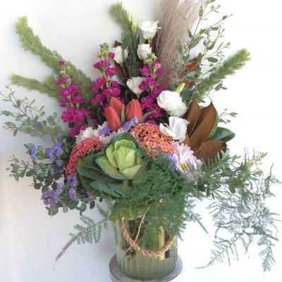 Pretty Pastels Flower Vase