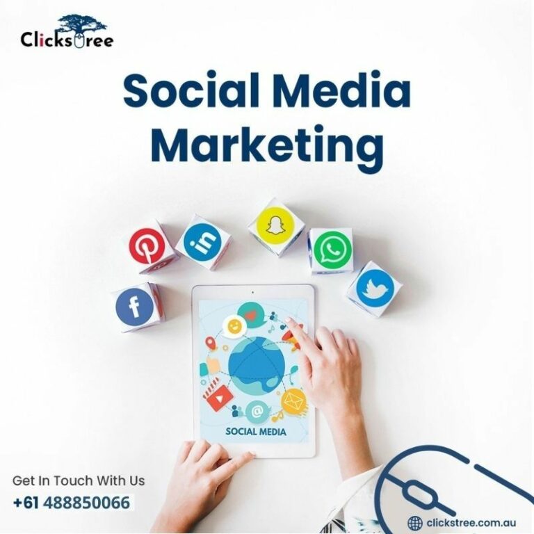 Social Media Marketing Agency for Small Business Victoria Clickstree.com .au  768x768