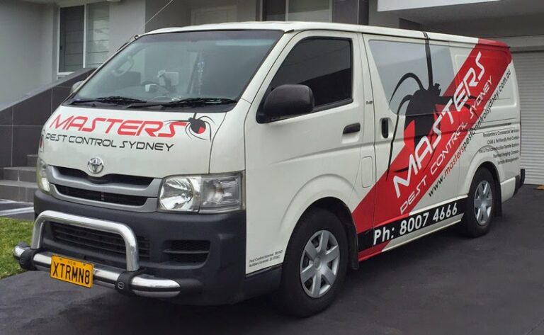 Masters Pest Control Sydney Van 768x473