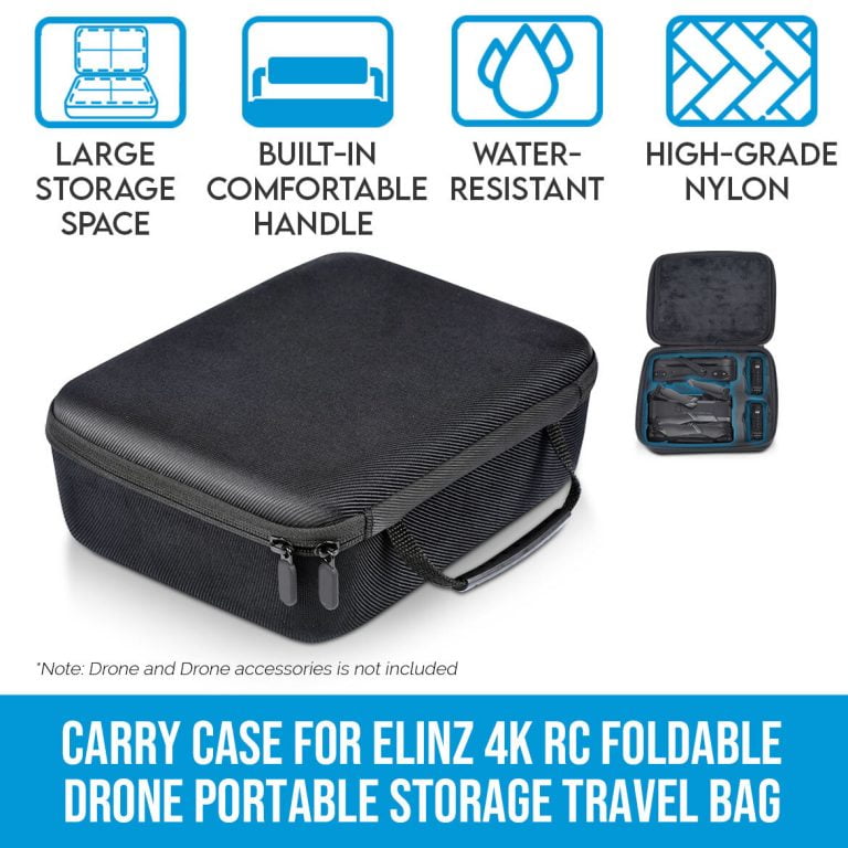 Carry Case for Elinz 4K RC Foldable Drone Quadcopter Portable Storage Travel Bag Carry Case for Elinz 4K RC Foldable Drone Quadcopter Portable Storage Travel Bag