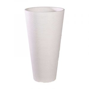 Decorative Large Modern Round White Planter 71cm 300x300 1