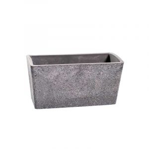 Imitation Stone Grey Rectangle Planter 27cm 300x300 1