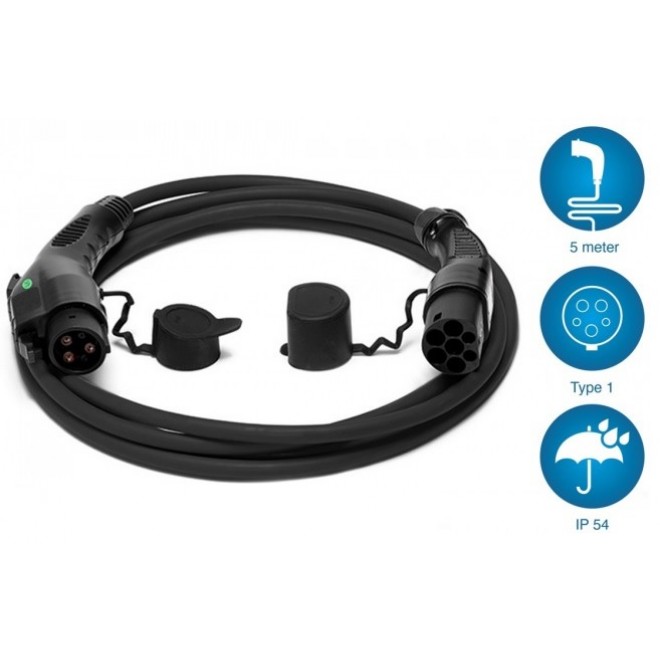 typ2 to type 1 ev connector