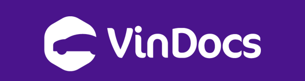 Vindocs logo su fonu