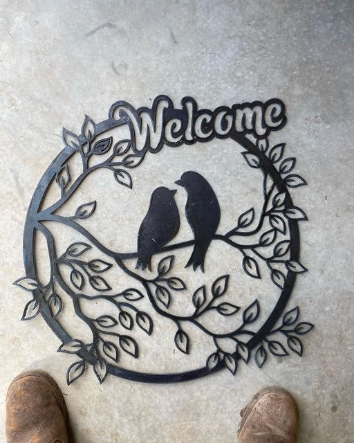 welcome sign
