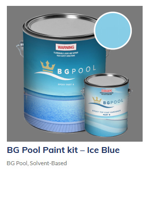 BG Pool Paint Kit ICE Blue