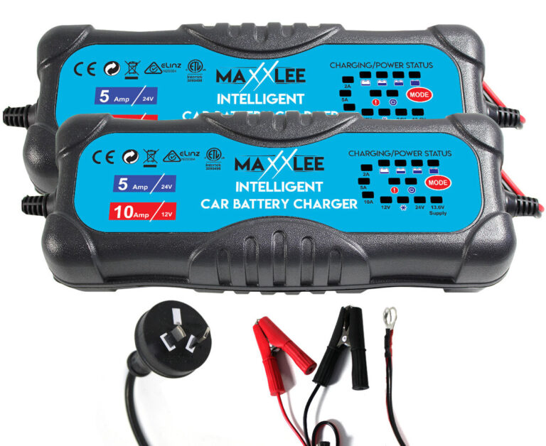 2x Smart Battery Charger Automatic 9 Stages SLA 2A 5A 10A 12V/24V Caravan 4WD 2x Smart Battery Charger Automatic 9 Stages SLA 2A 5A 10A 12V/24V Caravan 4WD