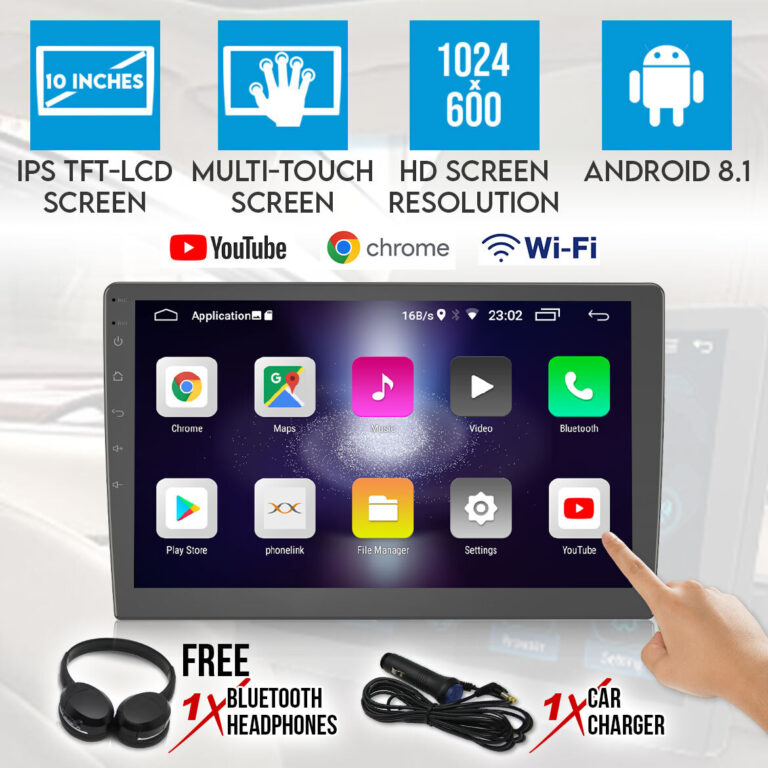 Elinz 10.1" Android Active Car Headrest Monitor 1080P HD WiFi Touch Screen Digital Airplay Miracast No DVD Player Elinz 10.1" Android Active Car Headrest Monitor 1080P HD WiFi Touch Screen Digital Airplay Miracast No DVD Player