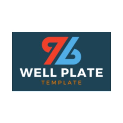 96 well plate template