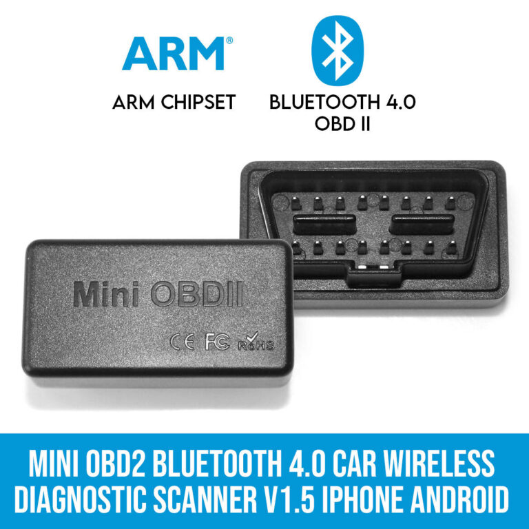 Elinz Mini OBD2 Bluetooth 4.0 Car Wireless Diagnostic Scanner V1.5 iPhone Android Elinz Mini OBD2 Bluetooth 4.0 Car Wireless Diagnostic Scanner V1.5 iPhone Android