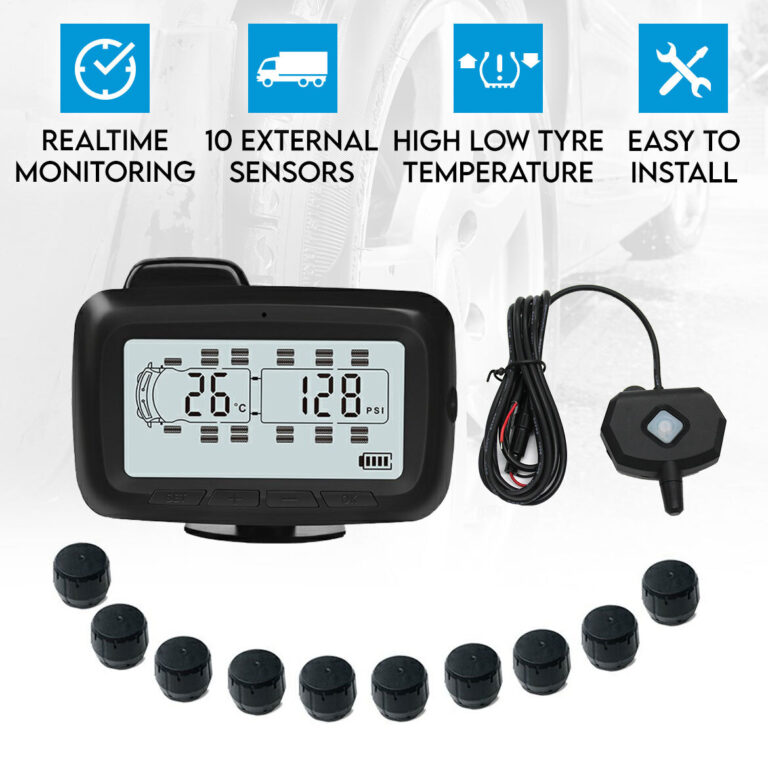Elinz Wireless Digital TPMS Tire Tyre Pressure Monitoring System 10x Sensors Repeater Elinz Wireless Digital TPMS Tire Tyre Pressure Monitoring System 10x Sensors Repeater