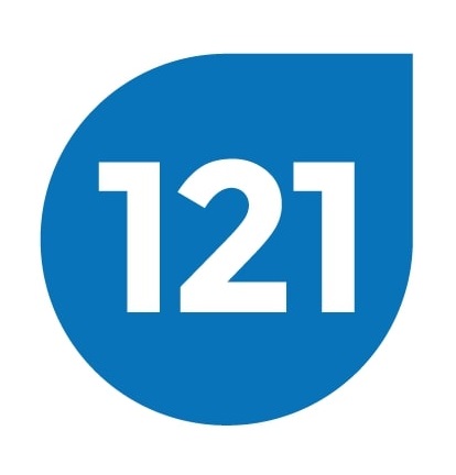 121 logo