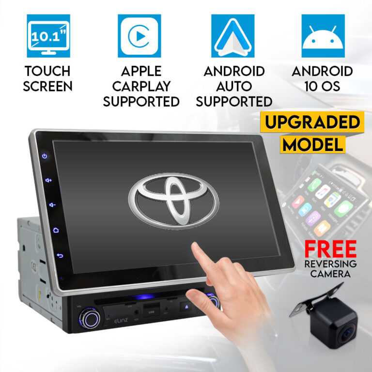Elinz Toyota 10.1" In Dash Car DVD Player Double 2 DIN Android 10 WiFi GPS Head Unit Touch Screen Elinz Toyota 10.1" In Dash Car DVD Player Double 2 DIN Android 10 WiFi GPS Head Unit Touch Screen